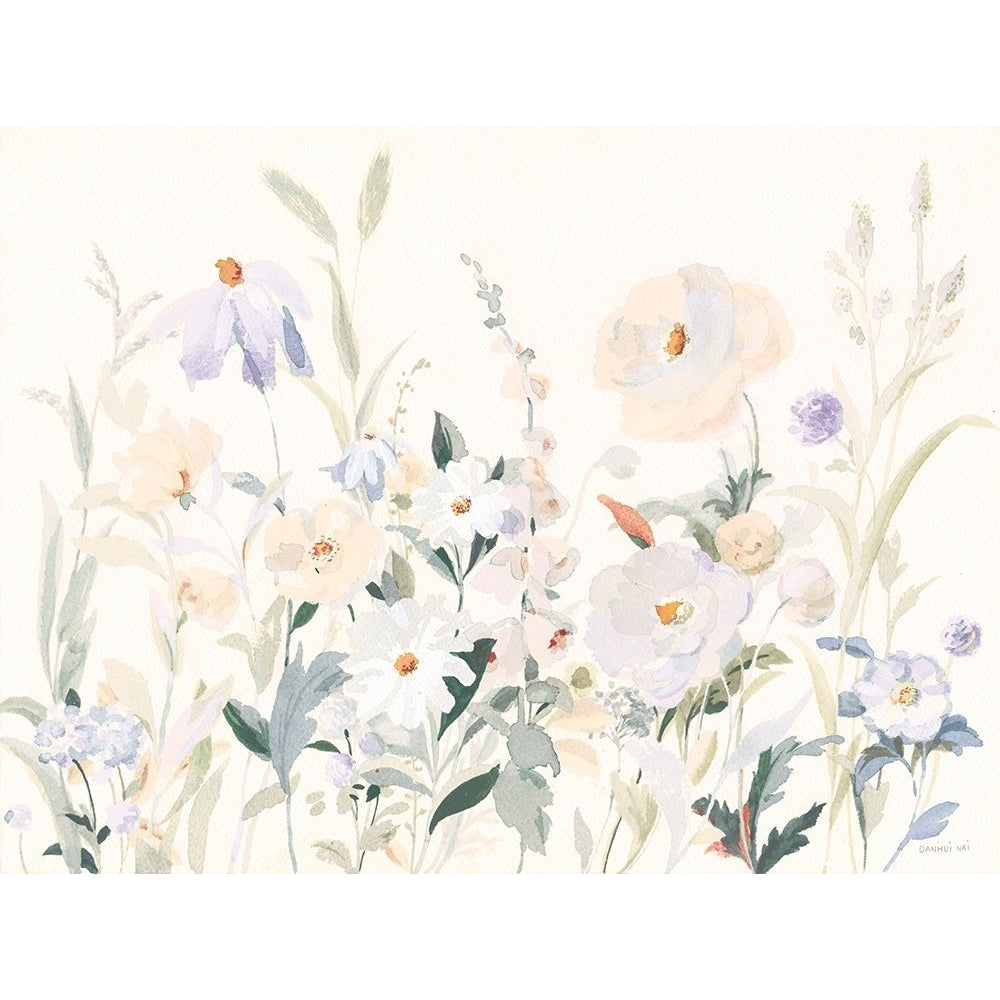 Neutral Boho Wildflowers Poster Print - Danhui Nai-VARPDX74685 Image 1