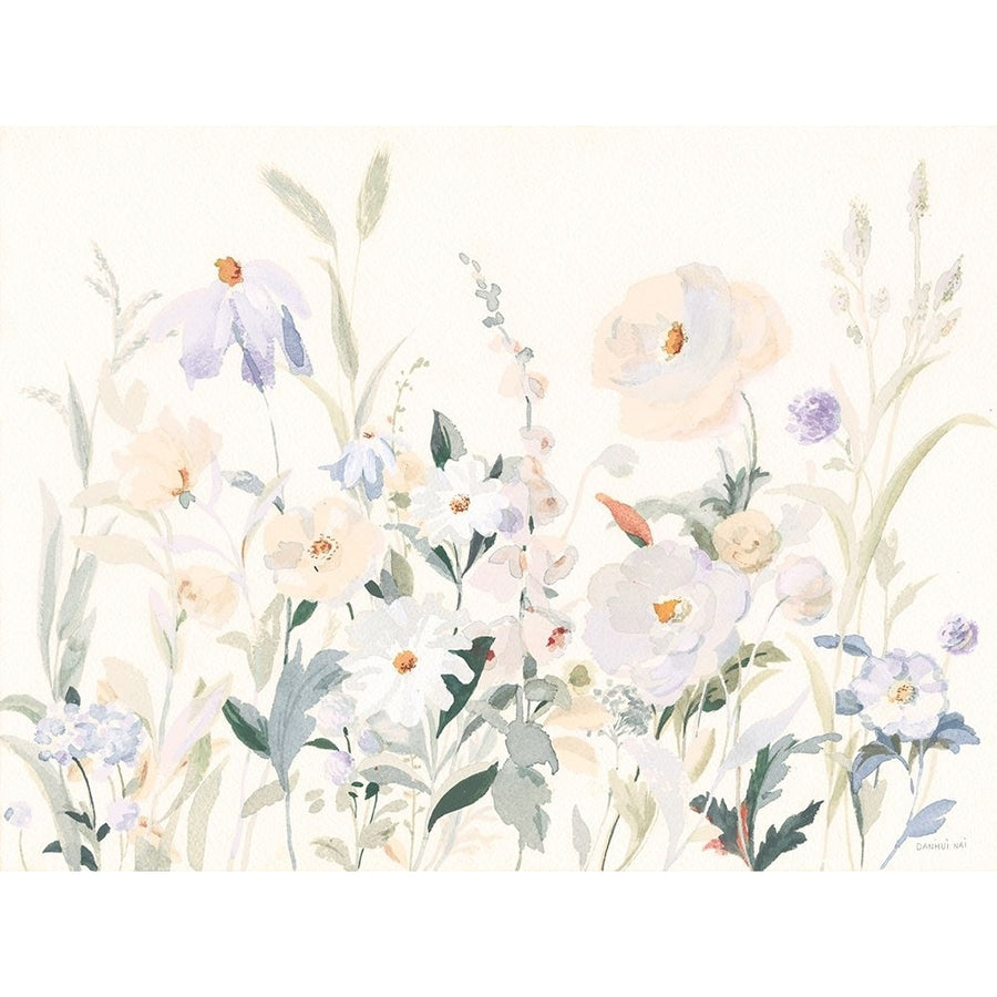 Neutral Boho Wildflowers Poster Print - Danhui Nai-VARPDX74685 Image 1