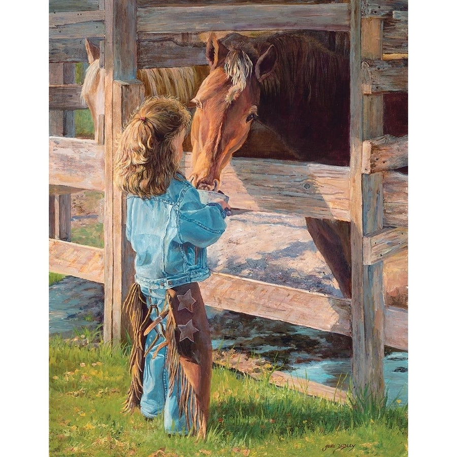 Morning Chores Poster Print by June Dudley-VARPDX751 Image 1