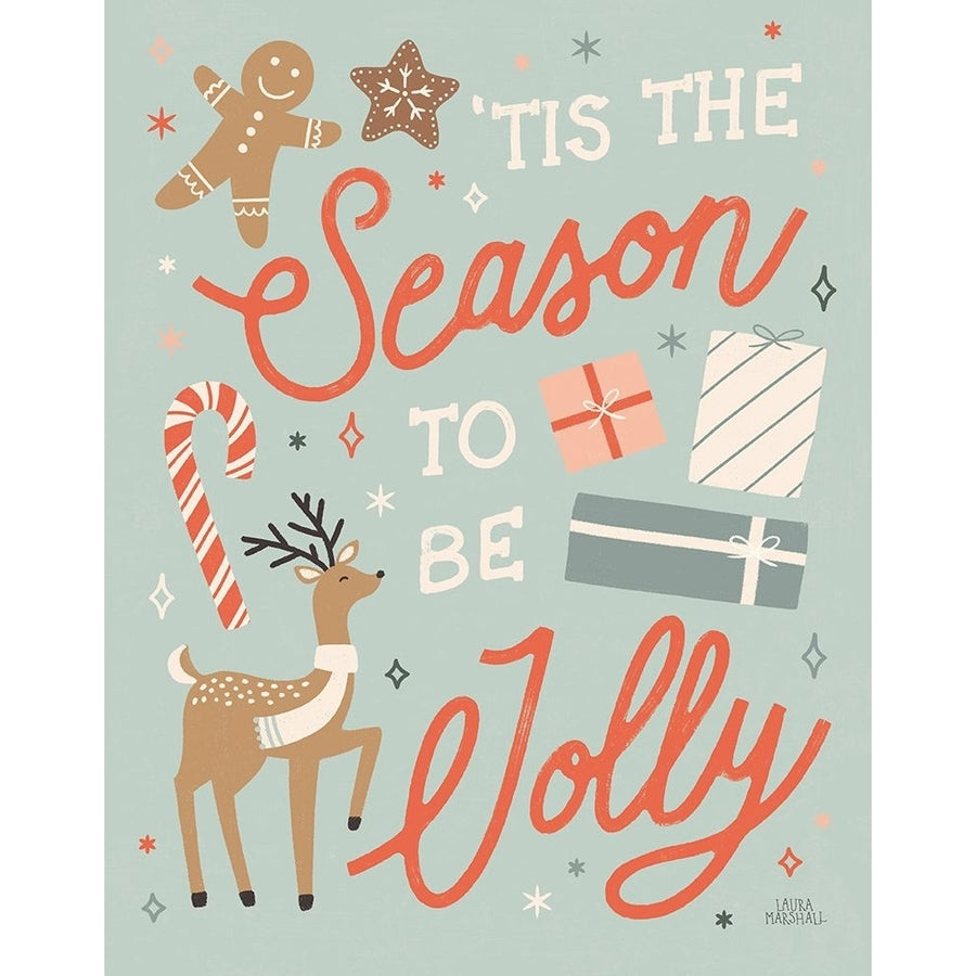 Reindeer Holiday III Poster Print - Laura Marshall-VARPDX75373 Image 1