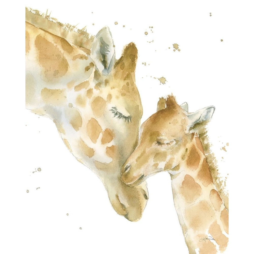 Giraffe Love Poster Print - Katrina Pete-VARPDX75858 Image 1