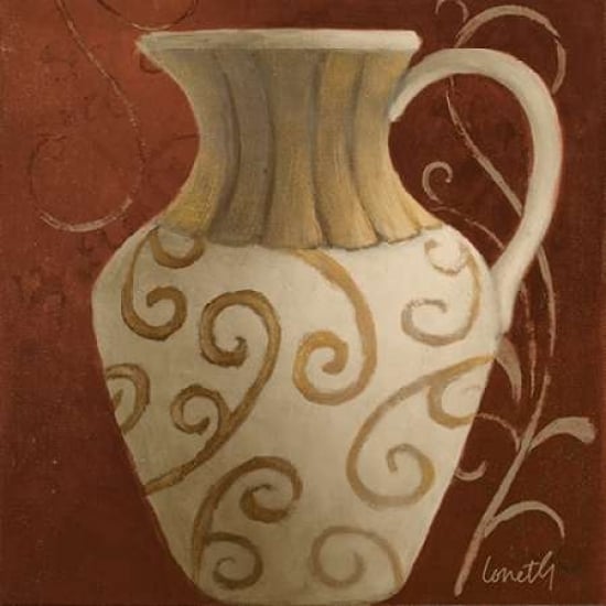 Vessel on Red II Poster Print by Lanie Loreth-VARPDX7590B Image 1