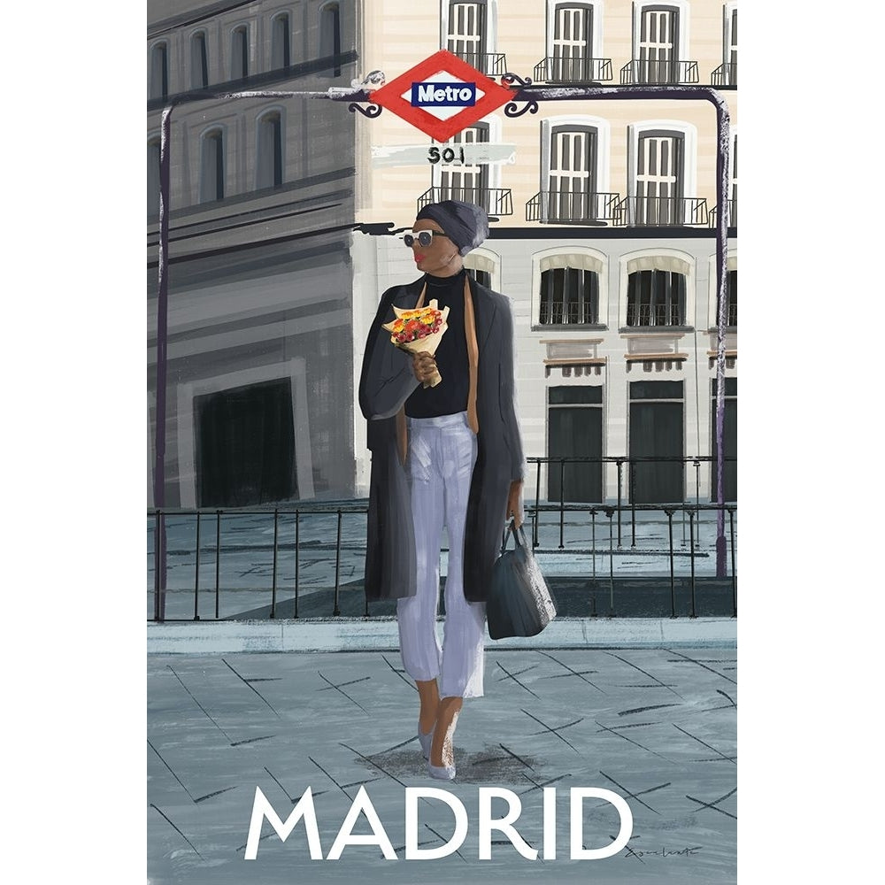 Girl in Madrid Poster Print - Omar Escalante-VARPDX75998 Image 1