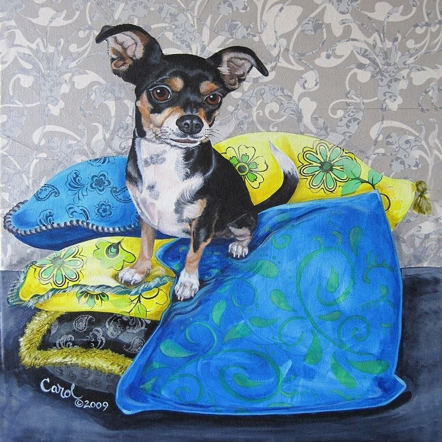 Chihuahua Pillows II Poster Print - Carol Dillon-VARPDX76003D Image 1