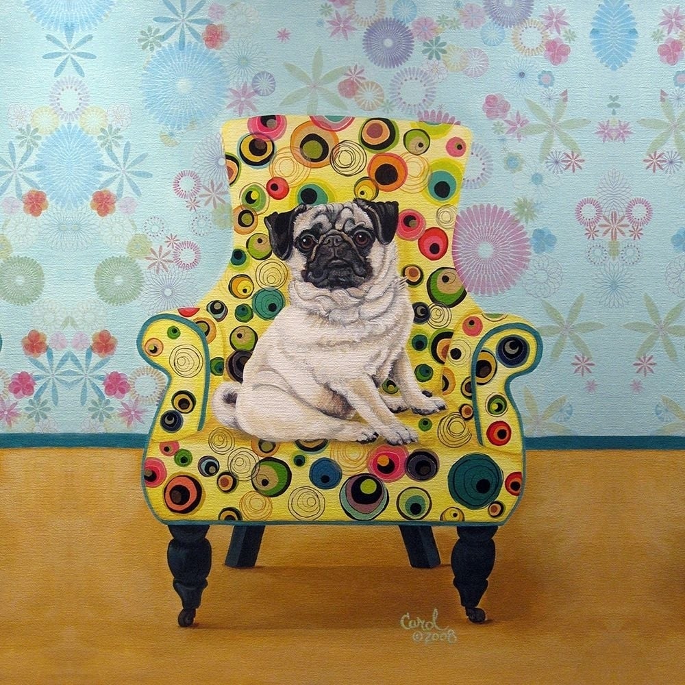 Pug-a-dots Poster Print - Carol Dillon-VARPDX76016D Image 1