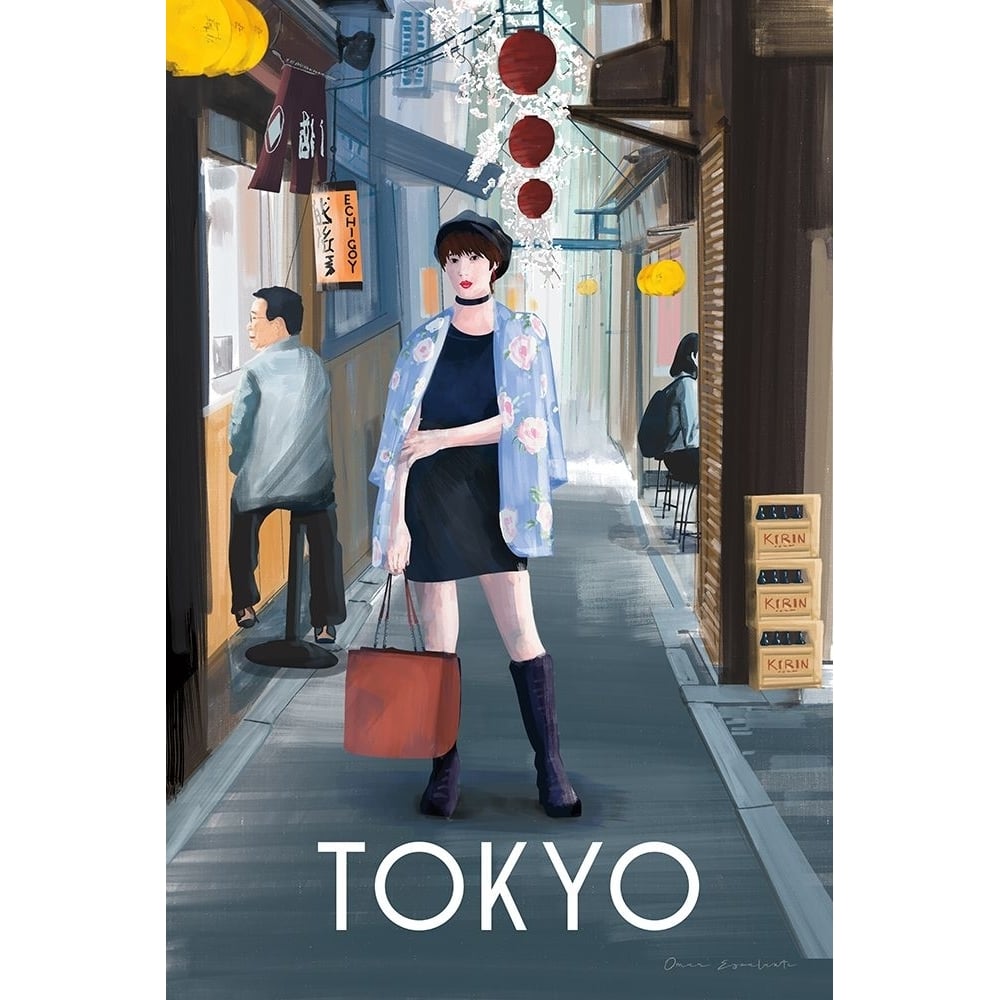 Girl in Tokyo II Poster Print - Omar Escalante-VARPDX76112 Image 1