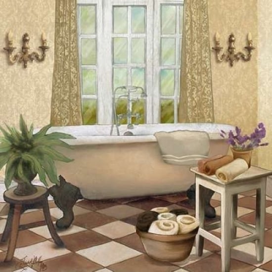 French Bath I Poster Print by Elizabeth Medley-VARPDX7620 Image 2