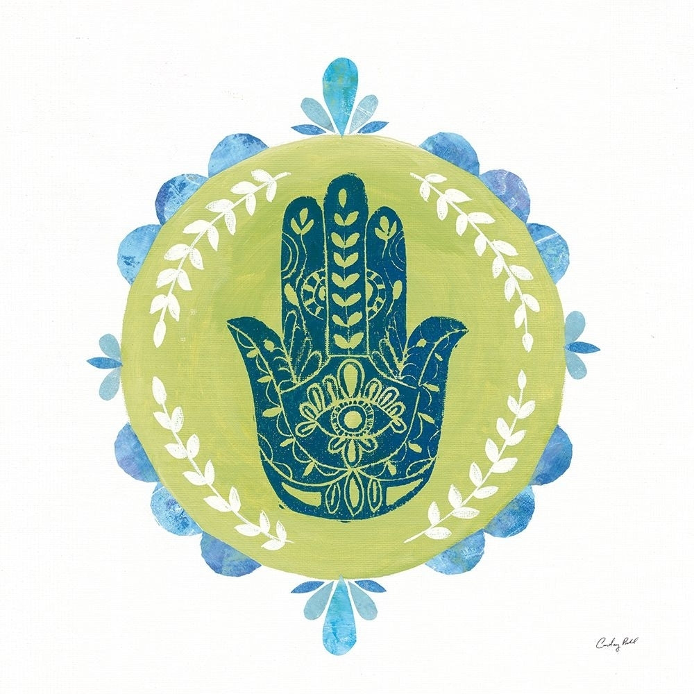 Hamsa Mandala II Poster Print - Courtney Prahl-VARPDX76298 Image 1