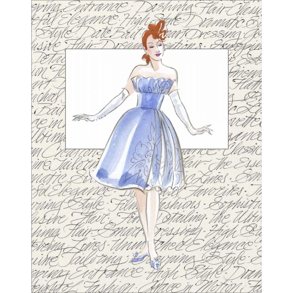 50s Fashion I Poster Print - Elissa Della-Piana-VARPDX76320D Image 1