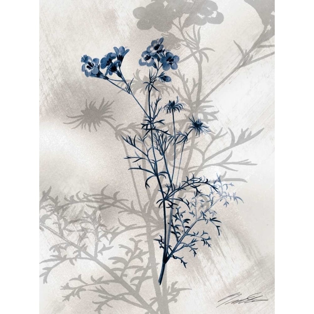 Indigo Bloom I Poster Print - John Butler-VARPDX76525D Image 1