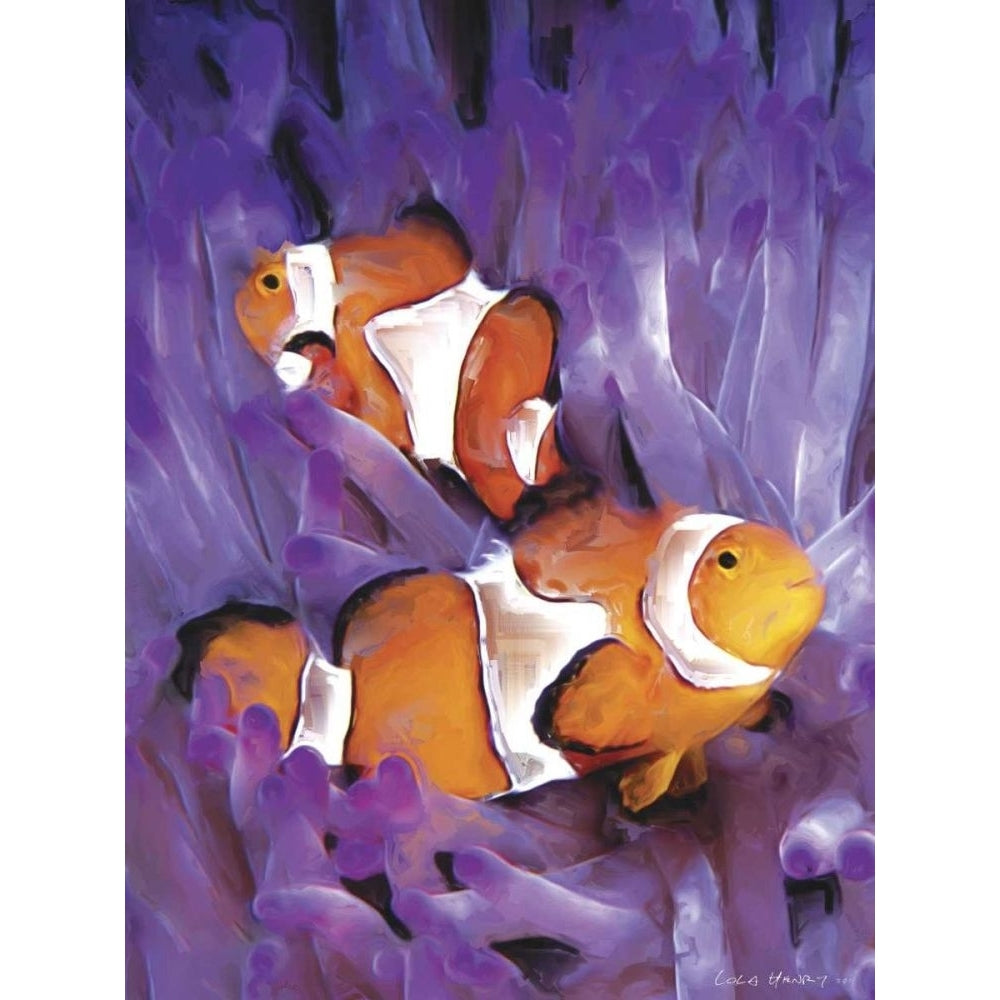 Jeweled Fish I Poster Print - Lola Henry-VARPDX76774D Image 1