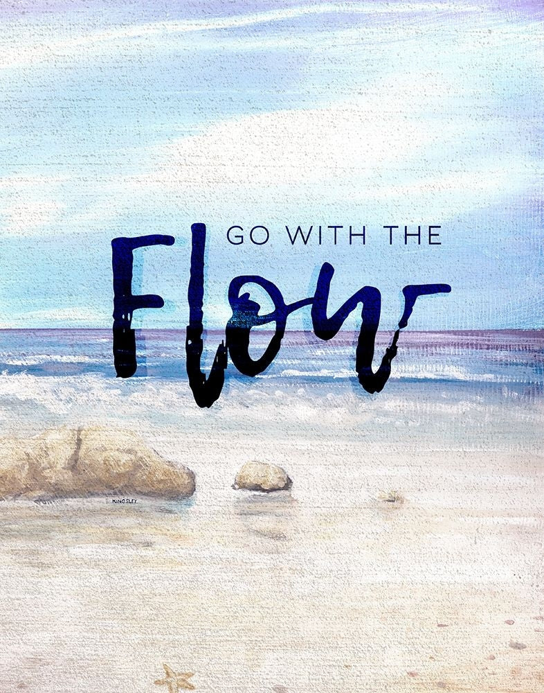 Go with the Flow Poster Print by Kingsley Kingsley-VARPDX7682J Image 1