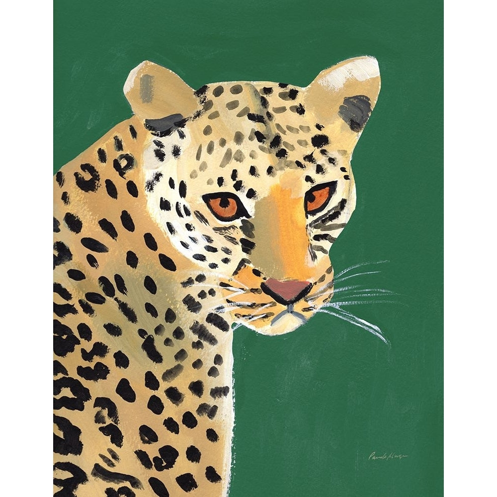 Colorful Cheetah on Emerald Poster Print - Pamela Munger-VARPDX76923 Image 1