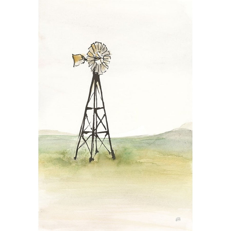 Windmill Landscape I Poster Print - Chris Paschke-VARPDX76898 Image 1