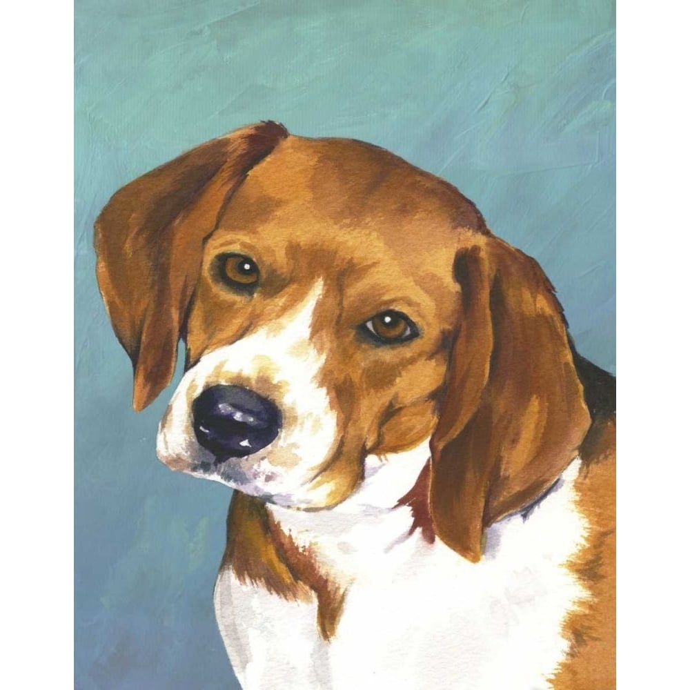 Dog Portrait-Beagle Poster Print - Jill Sands-VARPDX77126D Image 1