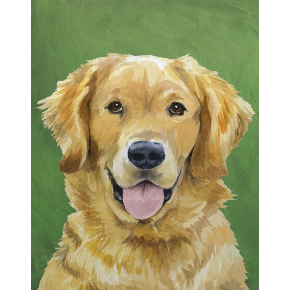 Dog Portrait-Golden Poster Print - Jill Sands-VARPDX77131D Image 1