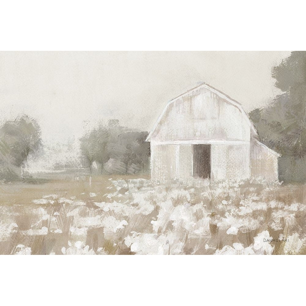 White Barn Meadow Neutral Crop Poster Print - Danhui Nai-VARPDX77176 Image 1