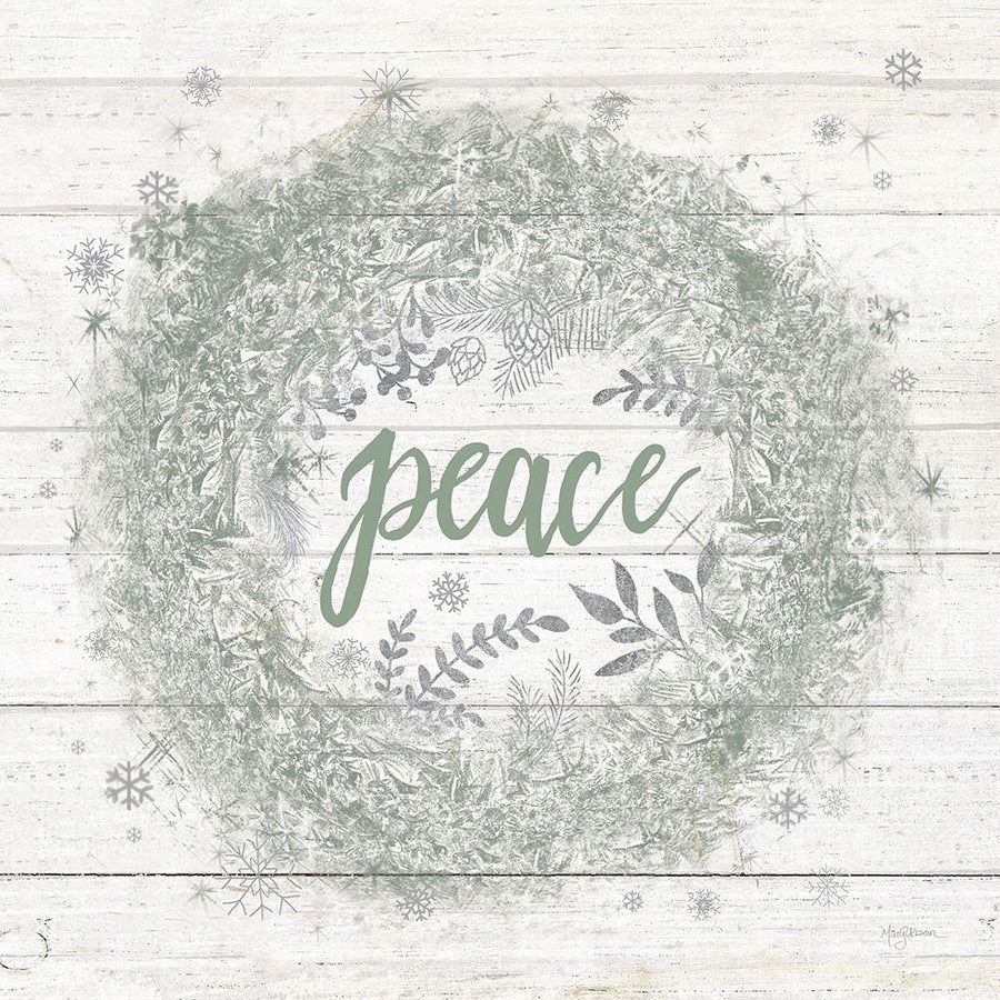 Frosty Peace Sage Silver Poster Print - Mary Urban-VARPDX77212 Image 1