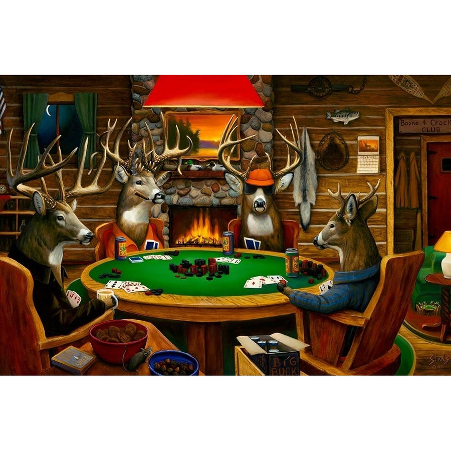 Deer Camp Poster Print - Leo Stans-VARPDX77255D Image 1