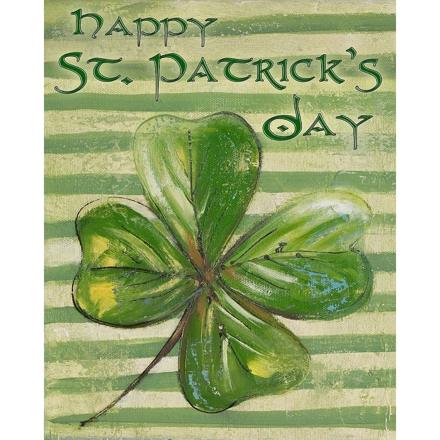 St Patricks Four Leaf Clover Poster Print by Patricia Pinto-VARPDX7734B Image 1