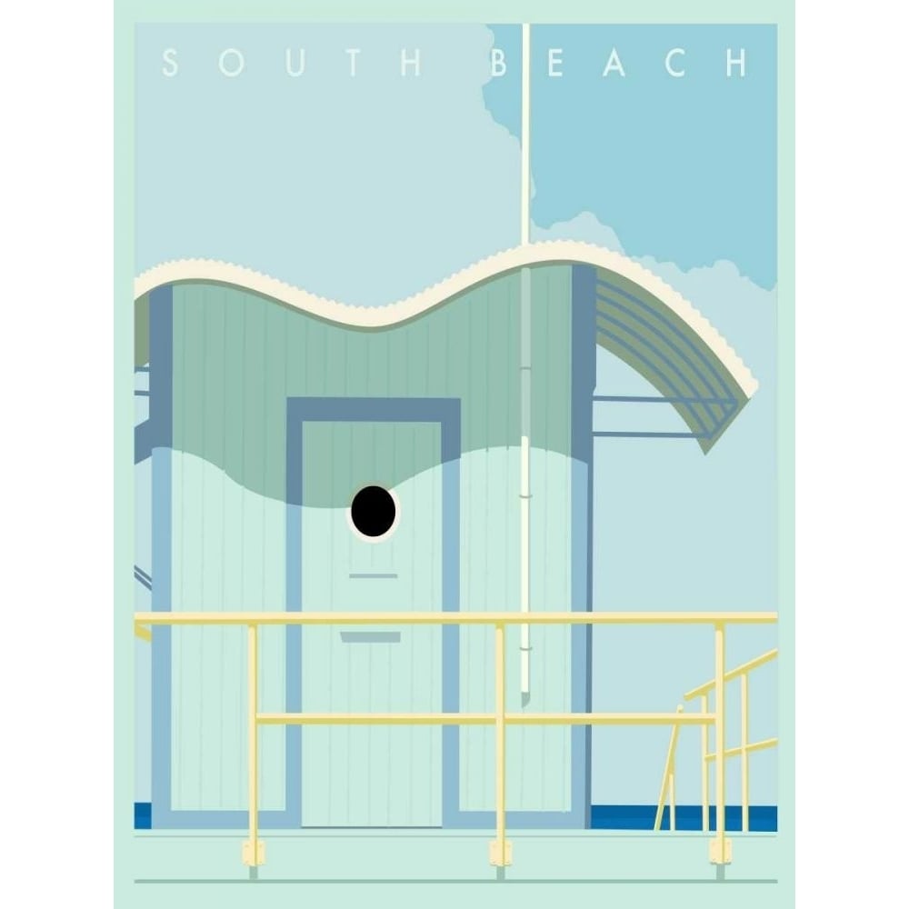 Art Deco-South Beach Poster Print - Richard Weiss-VARPDX77537D Image 1