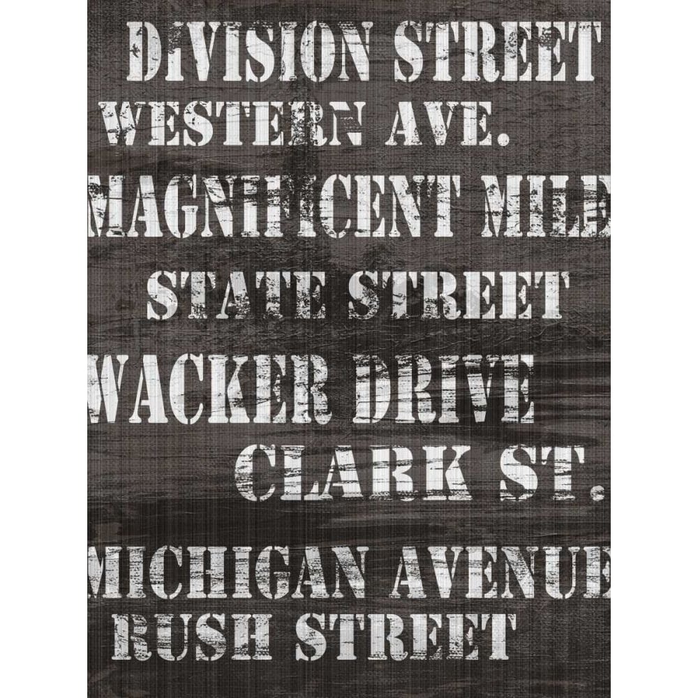 Streets of Chicago I Poster Print - Andrea James-VARPDX77675D Image 1