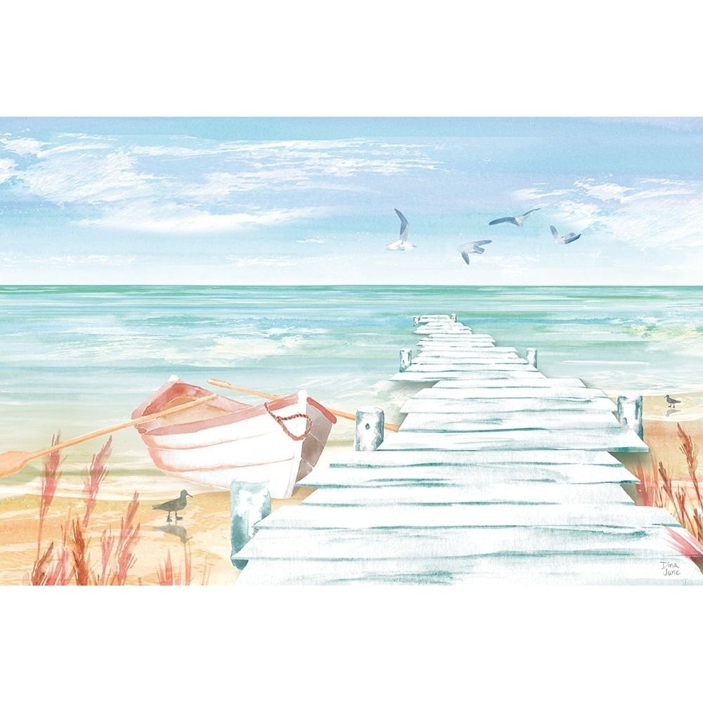 Ocean Breeze I Poster Print - Dina June-VARPDX77722 Image 1