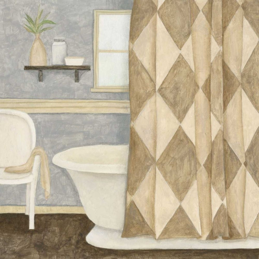 Patterned Bath I Poster Print - Megan Meagher-VARPDX78120D Image 1