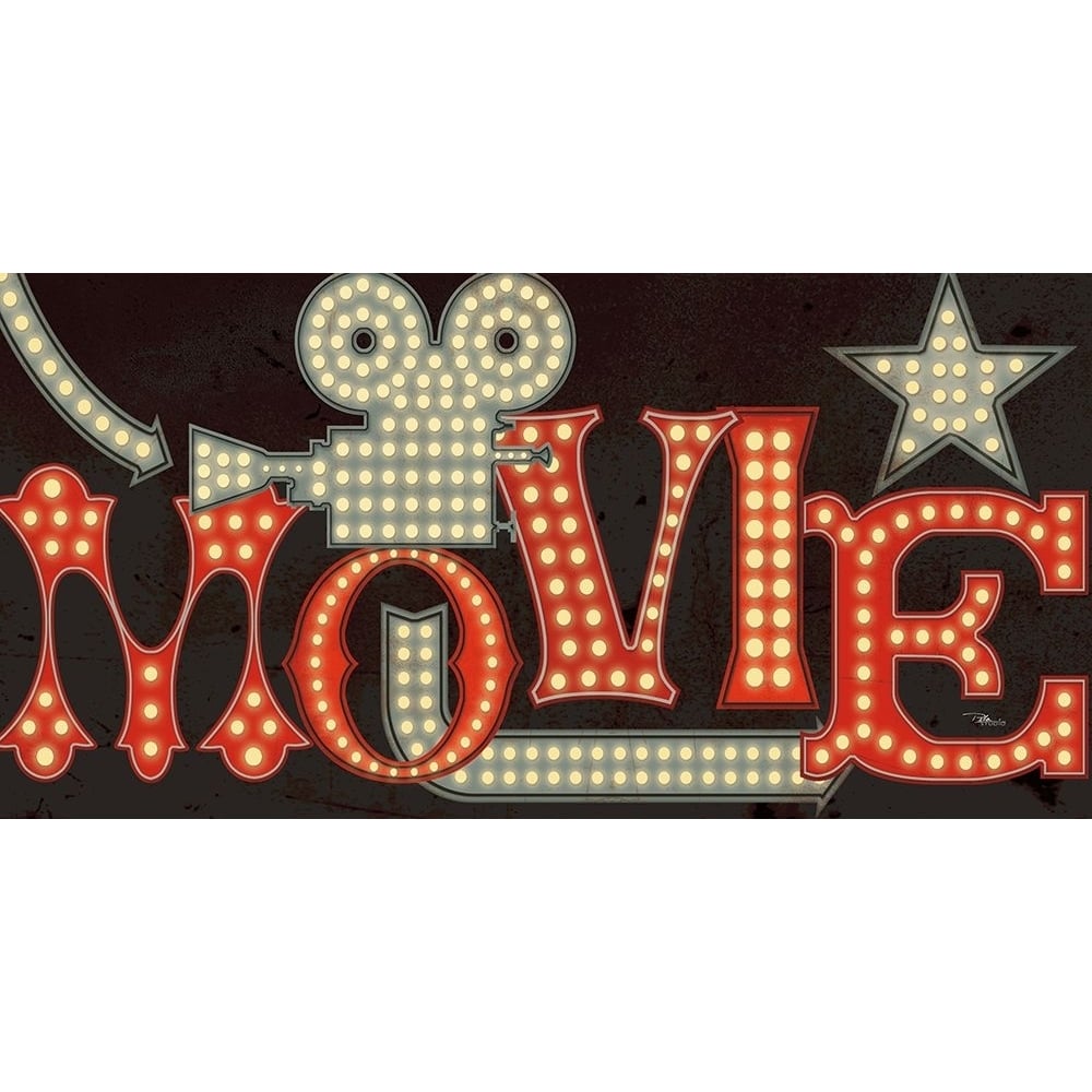 Movie Lights II v2 Poster Print - Pela Studio-VARPDX78363 Image 1