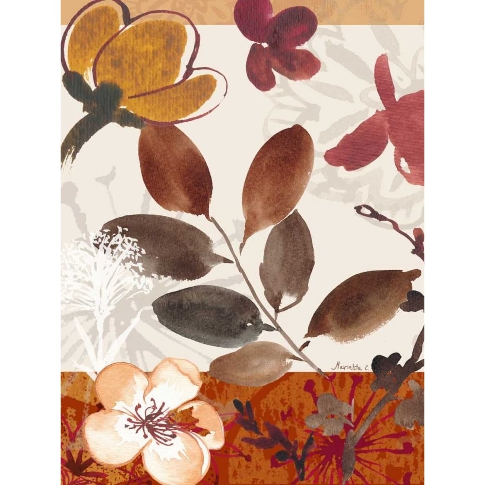 Modern Flowers I Poster Print - Marietta Cohen-VARPDX78482D Image 1