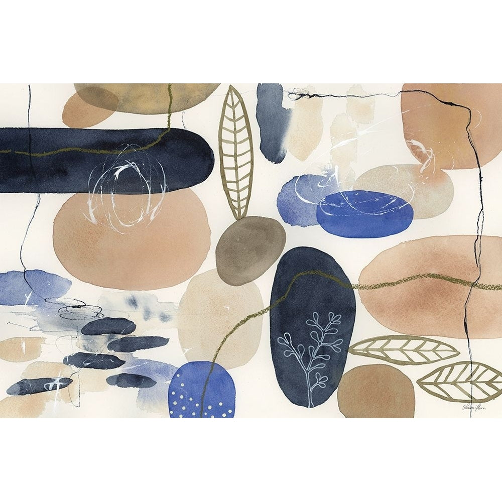 Leaves and Stones I Poster Print - Laura Horn-VARPDX78483 Image 1