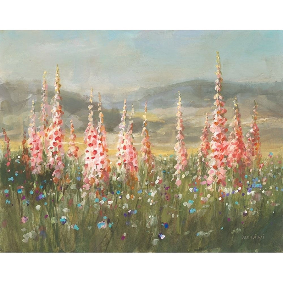 Wild Foxglove Meadow Poster Print - Danhui Nai-VARPDX78552 Image 1