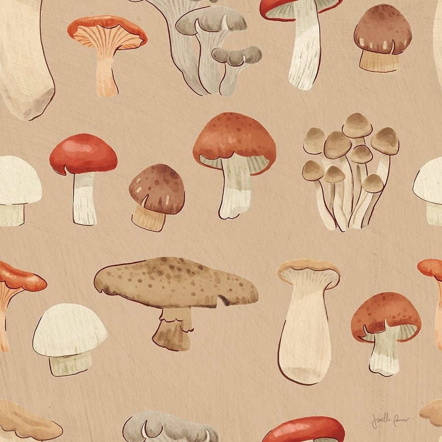 Mushroom Madness Pattern IIIC Poster Print - Janelle Penner-VARPDX78577 Image 1