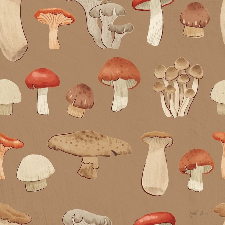 Mushroom Madness Pattern IIIE Poster Print - Janelle Penner-VARPDX78579 Image 1