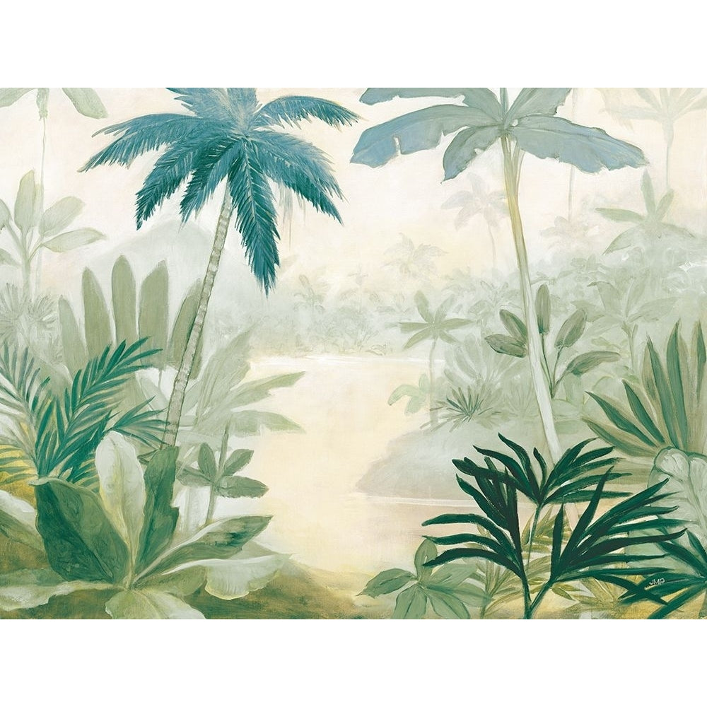 Palm Lagoon Blue Poster Print - Julia Purinton-VARPDX78662 Image 1