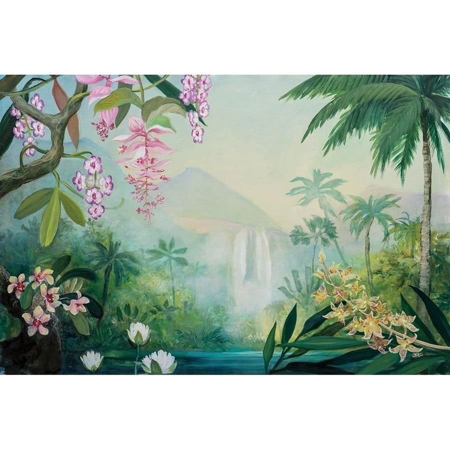 Tropical Falls Poster Print - Julia Purinton-VARPDX78730 Image 1