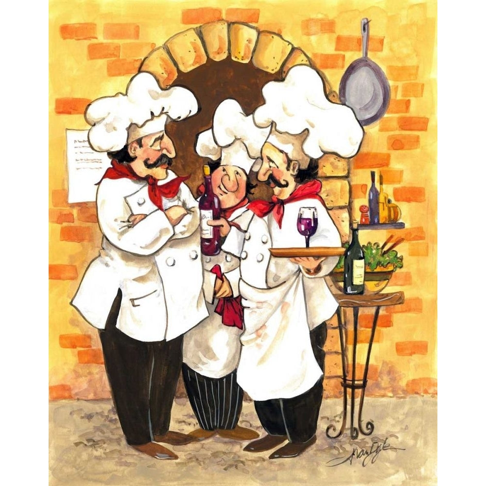 Wine Chefs Poster Print - Dijk Jerianne Van-VARPDX78759D Image 1