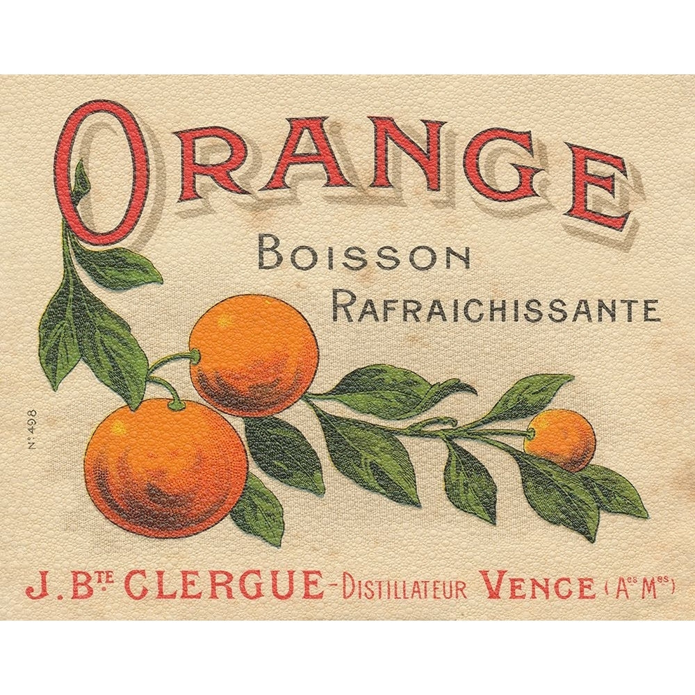 Orange Label Poster Print - Wild Apple Portfolio-VARPDX78863 Image 1