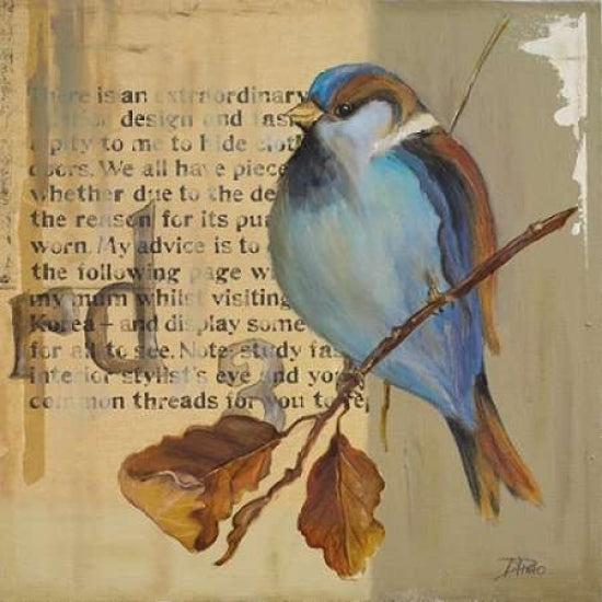 Blue Love Birds I Poster Print by Patricia Pinto-VARPDX7900 Image 1