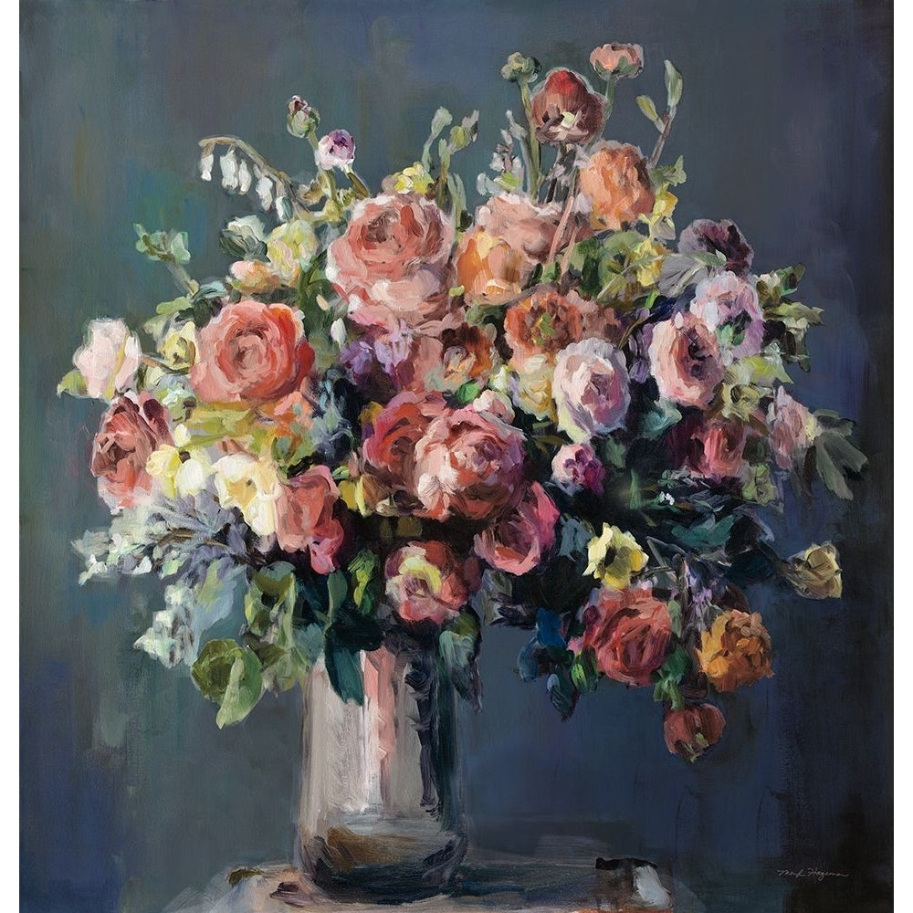 Abundant Bouquet Dark Poster Print - Marilyn Hageman-VARPDX79056 Image 1