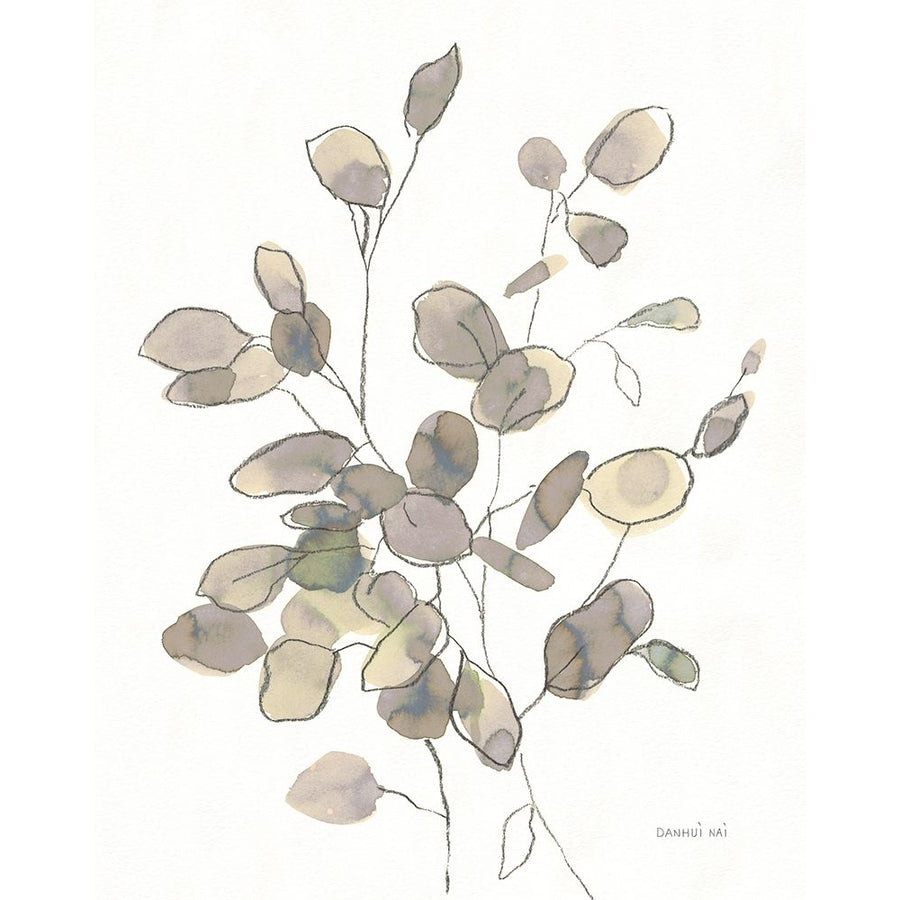 Transparent Leaves Dark Poster Print - Danhui Nai-VARPDX79073 Image 1