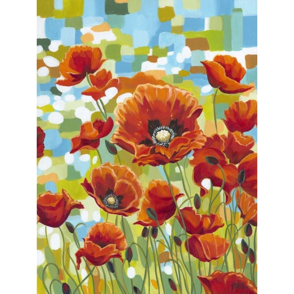 Vivid Poppies I Poster Print - Carolee Vitaletti-VARPDX79106GG Image 1