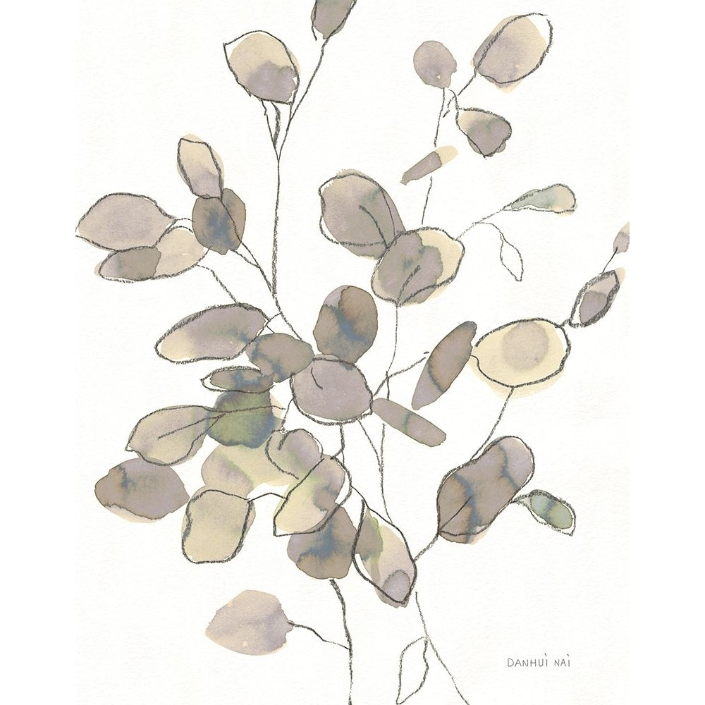 Transparent Leaves Dark Crop Poster Print - Danhui Nai-VARPDX79113 Image 1