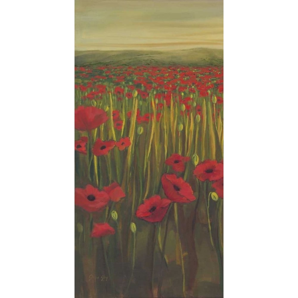 Red Poppies in Field I Poster Print - Julie Joy-VARPDX79183GG Image 1