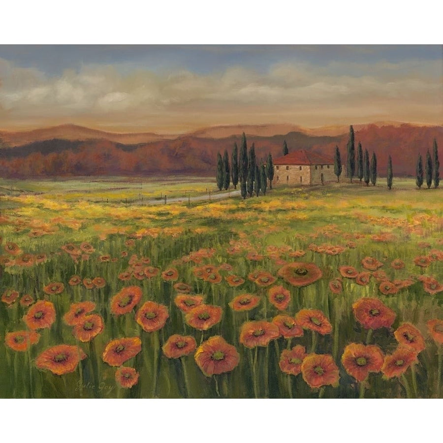 Poppy Path to Home I Poster Print - Julie Joy-VARPDX79181GG Image 1