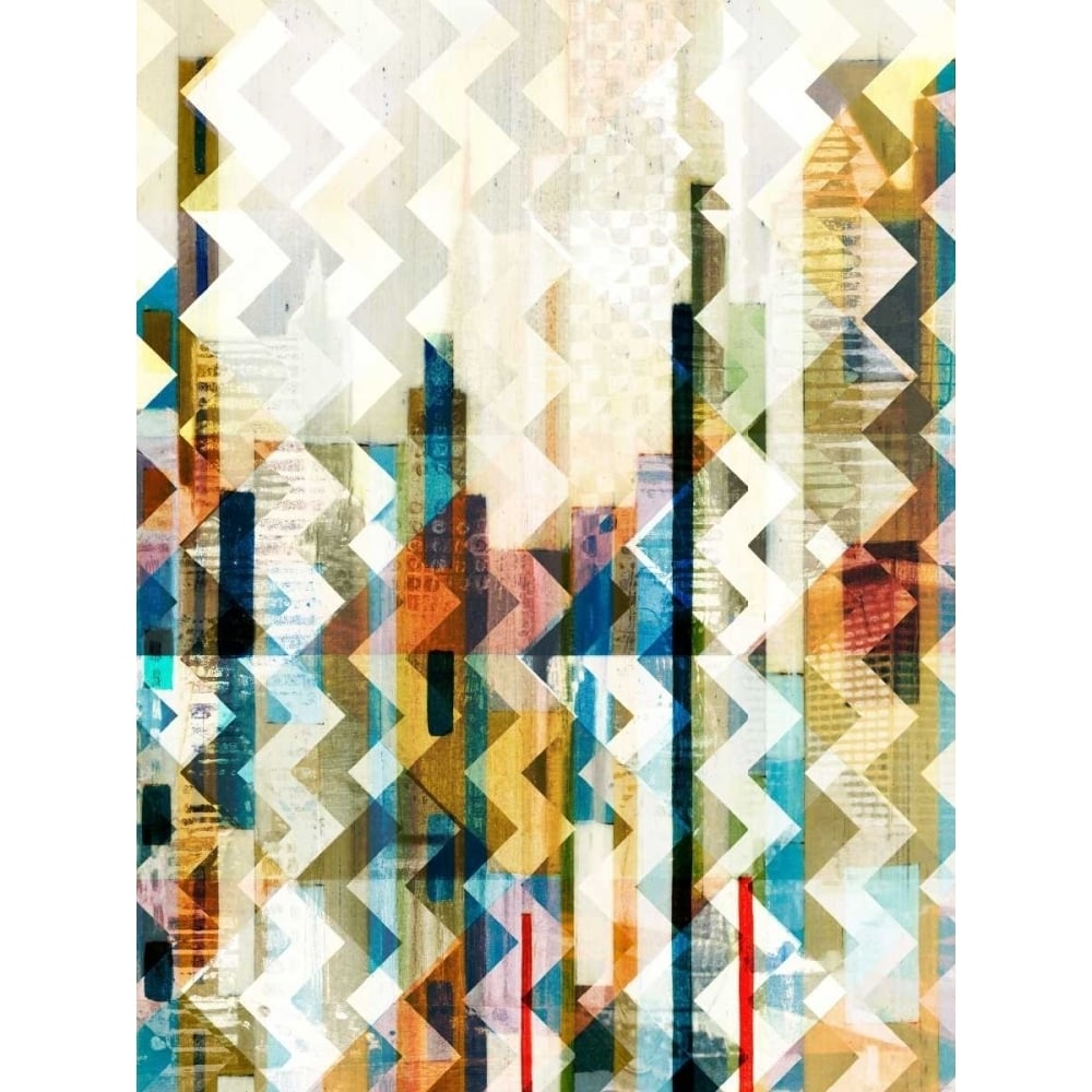 Urban Chevron I Poster Print - Studio Vision-VARPDX79247GG Image 1