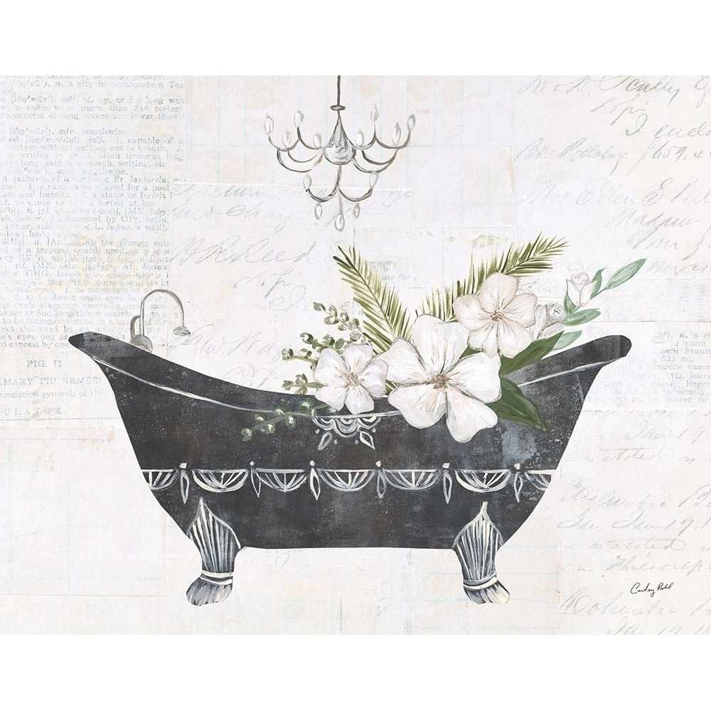 Floral Bath I Flipped Poster Print - Courtney Prahl-VARPDX79275 Image 1