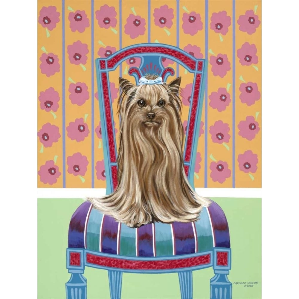 Crown Princess Yorkie Poster Print - Carolee Vitaletti-VARPDX79334D Image 1