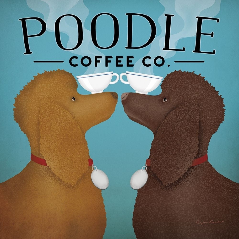 Double Poodle Coffee Poster Print - Ryan Fowler-VARPDX79452 Image 1