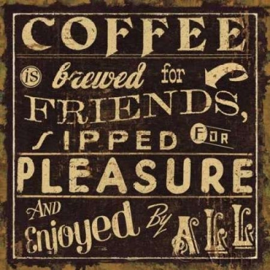 Coffee Quote II Poster Print by Pela Studio-VARPDX8009 Image 1